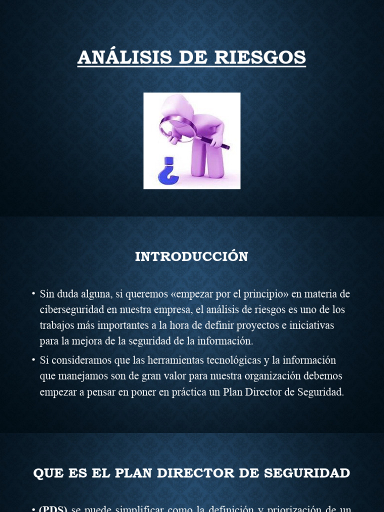 Pasos Clave en Análisis de Riesgos | PDF | La seguridad informática ...
