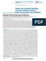 Syndrome Differentiation and Treatment Algorithm Model in Traditional Chinese Medicine Based On Disease Cause Location Characteristics and Conditions