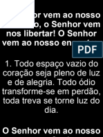 029 O Senhor Vem Ao Nosso Encontro