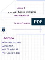 Lecture 2 - Datawarehouse