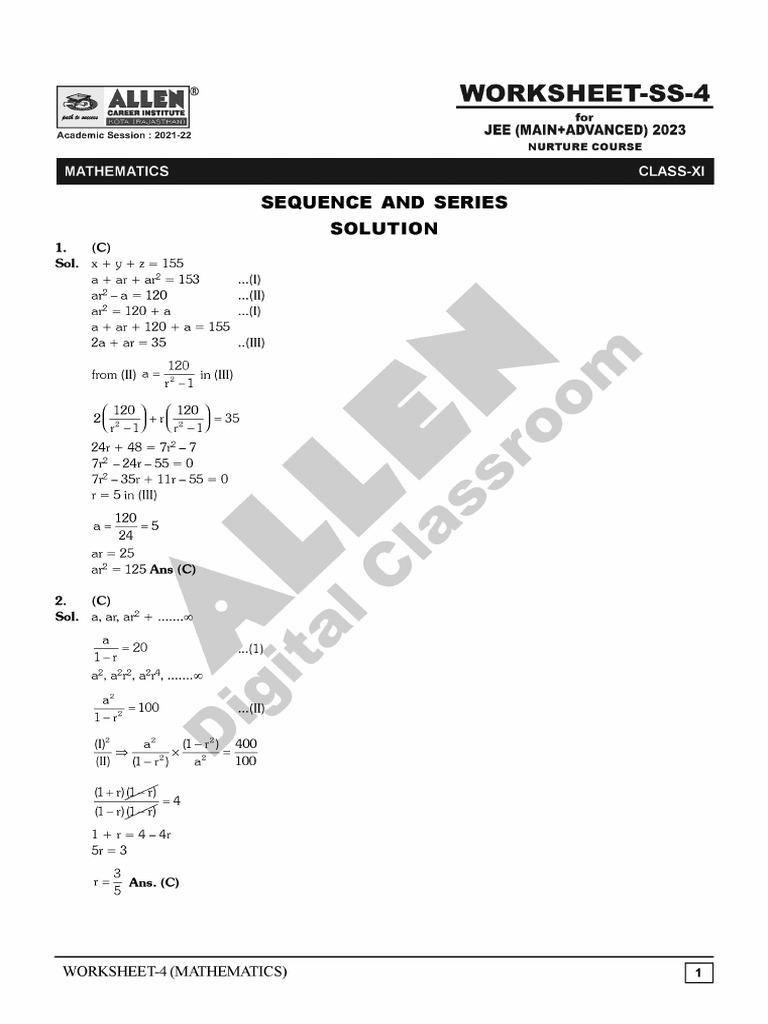 SS WS 4 Sol | PDF