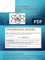 FORMULA EMPIRICA Y MOLECULAR