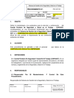 PRC-SST-001 Procedimiento Para Elección y Conformación Del COPASST (1)