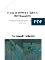 Meios de Cultura Microbiologia