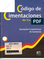 Código de Cimentaciones de Costa Rica