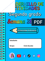 ? 2° S28-S29 - CUADERNILLO DE ACTIVIDADES ? Esmeralda Te Enseña ? ANEXOS?