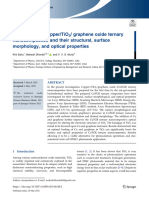 Sahu2021 - Copper TiO2 Graphene