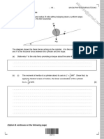 2016M - Physics - Paper - 3 - HL (Q8 Moment of Inertia)