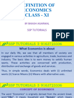 Isc Eco Definition of Economics Class-1