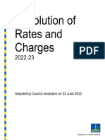 20220615 Annual Plan and Budget - Resolutions of rates and charges