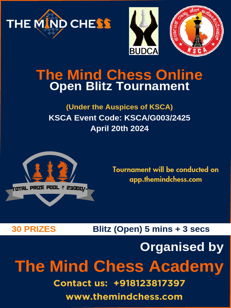 Mind Chess Online Blitz Tournament | PDF | Chess