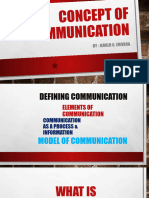 Concept of Communication