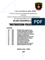Silabus Instruccion Policial I