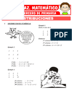 Distribuciones Numericas y Graficas para Tercero de Primaria