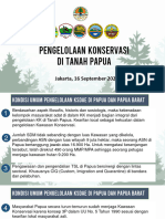 Pengelolaan Konservasi Di Tanah Papua: Jakarta, 16 September 2021