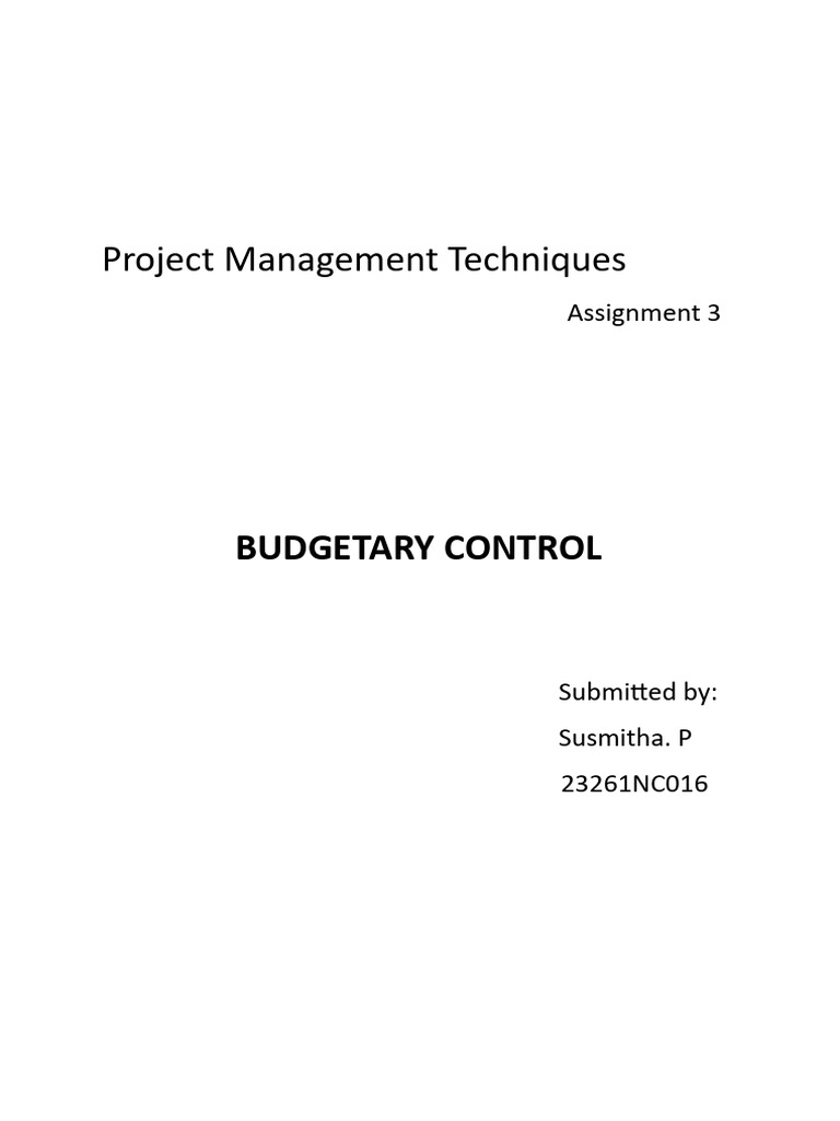 Pmt assign 3 23261nc016 pdf budget cost accounting