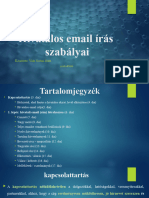 Hivatalos Email Szabályai