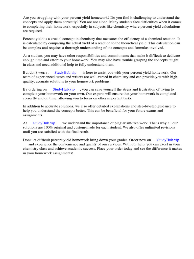 Percent yield homework pdf stoichiometry chemistry