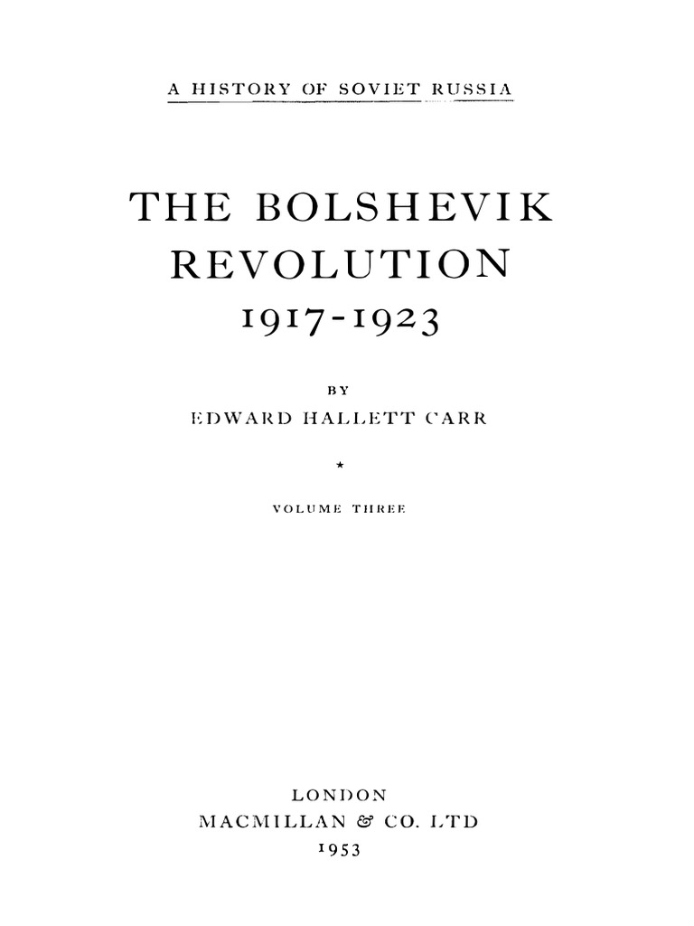 Supreme Big Logo Beanie “Red” The Bolshevik Revolution 3 - E H Carr | PDF | Vladimir Lenin