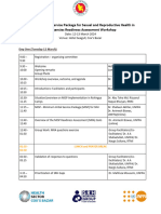 Agenda - MRA Workshop - UNFPA - CXB