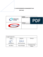 HSE Plan ITT Maintenance Service - MUBADALA - PT. Caleb Technology