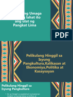 Pelikulang Hinggil Sa Isyung Pangkultura, Kalikasan at