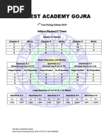 Pairing Scheme 1ST Year 24