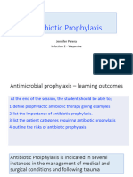 Antibiotc prophylaxis