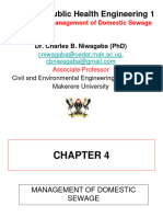 4 - Lesson 1 and 2 - Management of Domestic Sewage