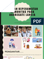 Asuhan Keperawatan Komunitas Pada Aggregate Lansia