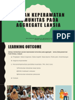 Asuhan Keperawatan Komunitas Pada Aggregate Lansia