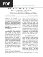 Iot Based Protection of Three Phase Induction Motor