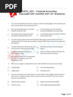 SAP FICO Certification Exam Questions | PDF | Depreciation | Income ...