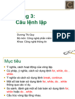 B4 - Câu lệnh lặp