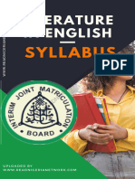 Literature Ijmb Syllabus