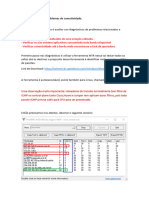 Testes Diagnosticos Problemas de Conectividade