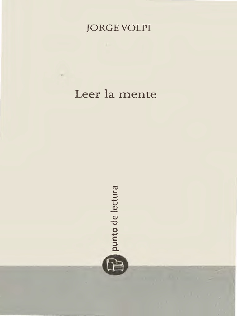 VOLPI-Leer La Mente. Cerebro y Ficción | PDF