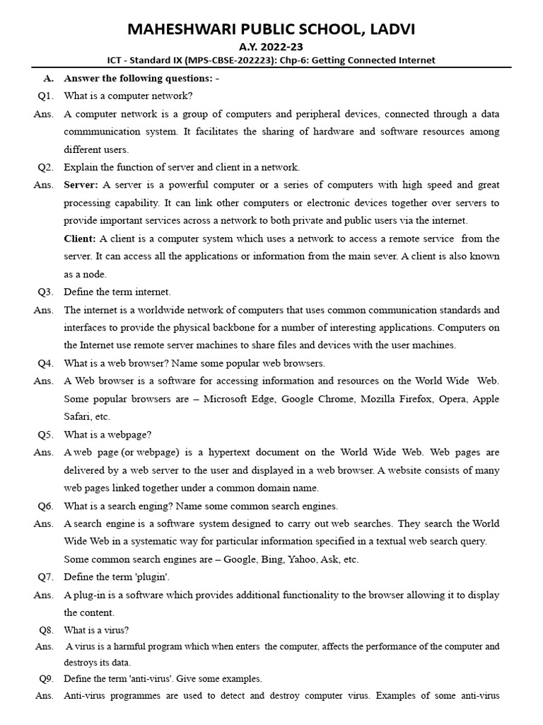 Chp 6 getting connected internet pdf world wide web internet web