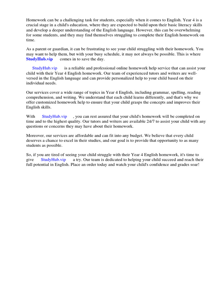 Homework for year 4 english pdf worksheet homework