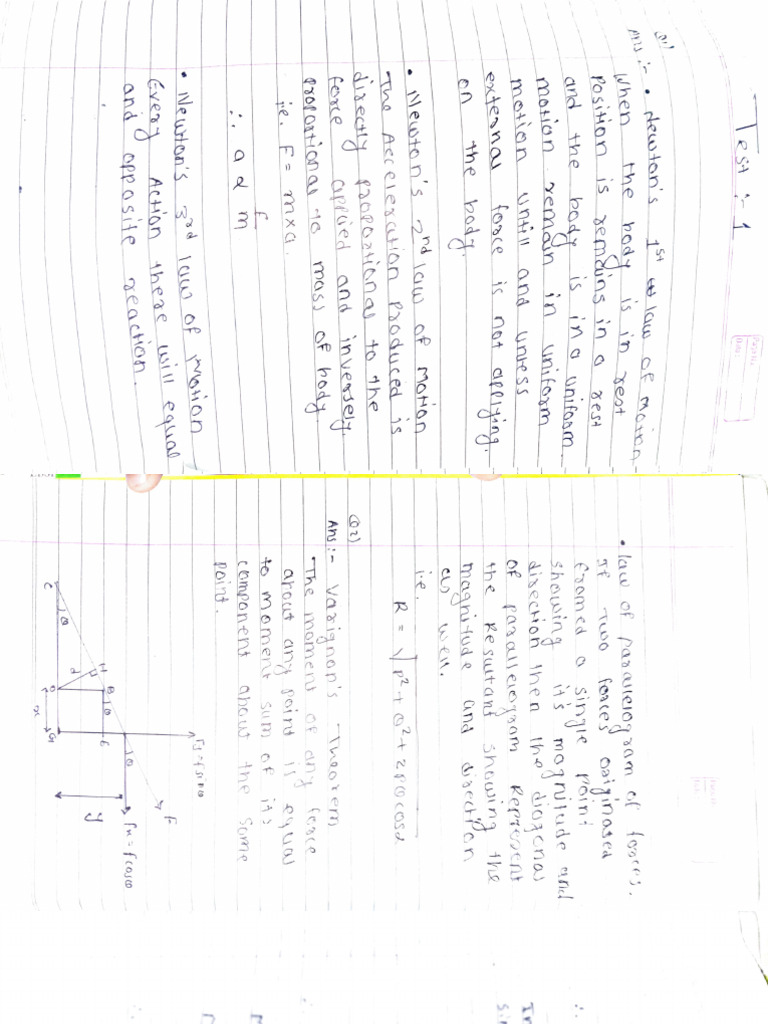 Em class test pdf