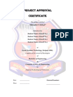 CSE Certificate Approval