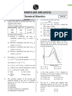 Lakshya Jee Air (2025) Chemical Kinetics: Single Correct Questions 1. 4