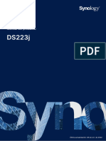 Manual Synology DFS223J