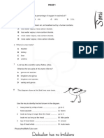 Characteristics & Classification of Living Organisms (Multiple Choice) 1 QP (2) A4