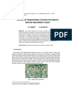 DESIGN OF DEWATERING SYSTEM FOR WASTE Gabric-CIBv2018Brasov