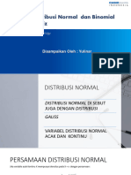 Distribusi Normal Dan Binomial - Yulinar Syafrizon