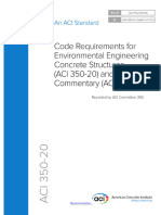 Aci 350 20 Code Requirements For Environmental Engineering Concrete