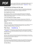 My Homework Mac App