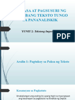 Yunit 2 (Aralin 1) - PPT & Study Guide - 0