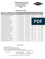 Bitumen rates.